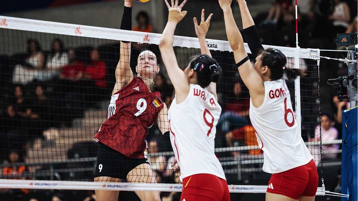 FIVB Kadınlar Milletler Ligi'nde Çin, Almanya'yı 3-2 yendi!