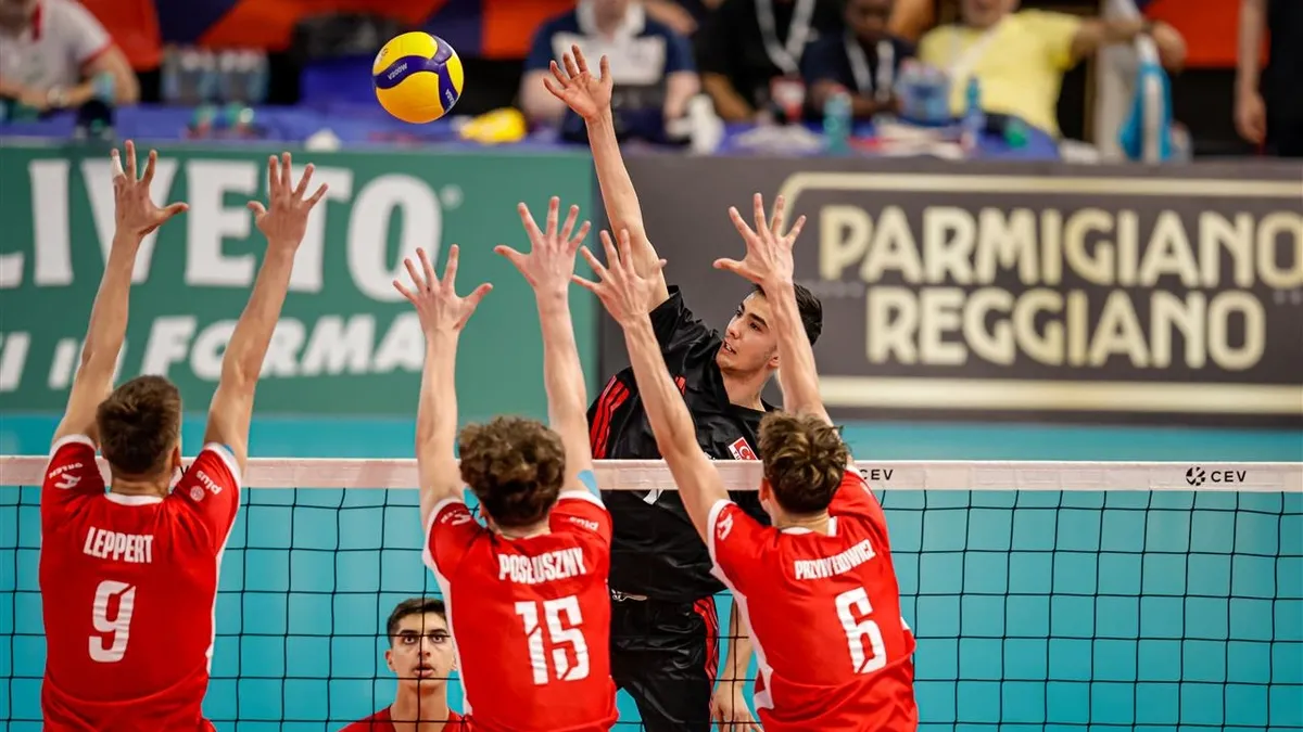 18 Yaş Altı Erkek Milli Voleybol Takımımız Polonya'ya yenildi