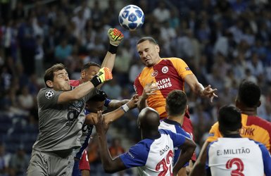 Porto - Galatasaray maçından görüntüler