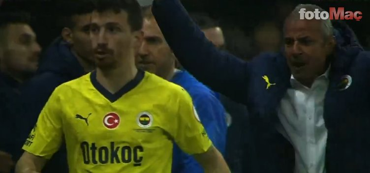 İsmail Kartal'dan kırmızı kart gören Mert Hakan Yandaş'a sert tepki! İşte o anlar...