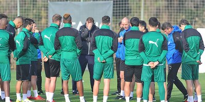 Bursaspor günü tek idmanla noktaladı