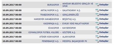 2017-2018 Süper Lig İlhan Cavcav Sezonu fikstürü belli oldu