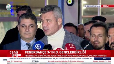 Sadettin Saran'dan Kante yanıtı!