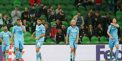 Trabzonspor Avrupa'ya veda etti