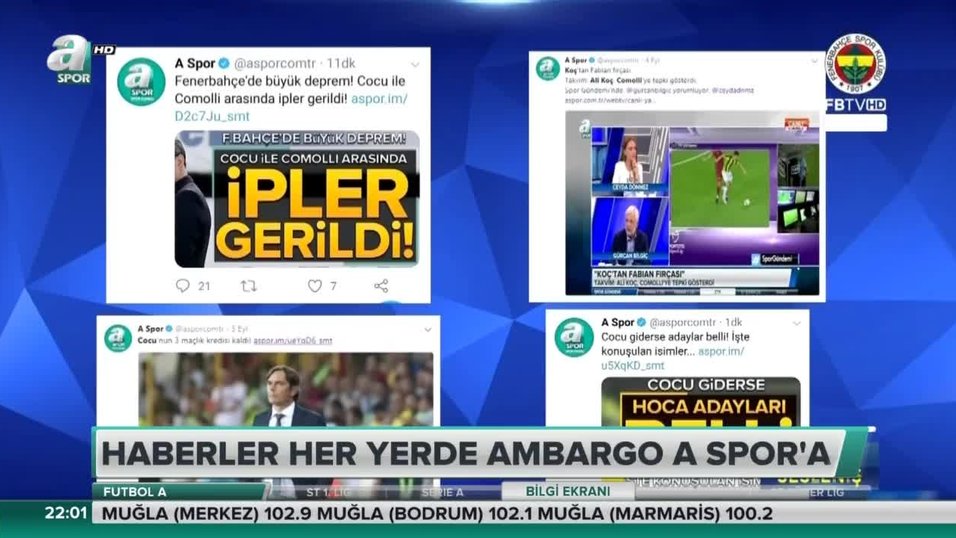 Haberler Her Yerde Ambargo A Spor A Videosunu Izle Fotomac Tv