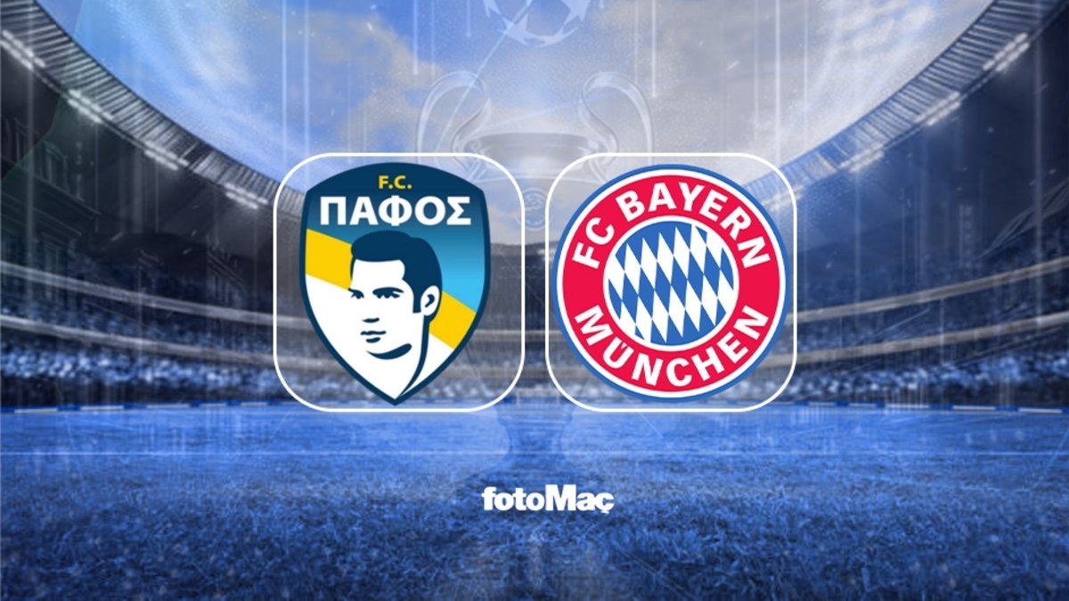 Pafos FC-Bayern Münih maçı canlı izle | Pafos FC-Bayern Münih maçı ne zaman, saat kaçta ve hangi kanalda? (UEFA Şampiyonlar Ligi) Pafos FC-Bayern Münih maçı canlı izle | Pafos FC-Bayern Münih maçı ne zaman, saat kaçta ve hangi kanalda? (UEFA Şampiyonlar Ligi)