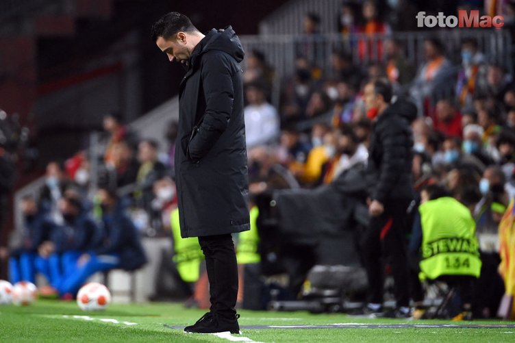 Xavi Barcelona Galatasaray maçının devre arasında esip gürledi
