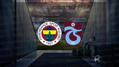 FENERBAHÇE TRABZONSPOR MAÇI CANLI İZE - DERBİ | Fenerbahçe - Trabzonspor maçı hangi kanalda? FB TS maçı saat kaçta?