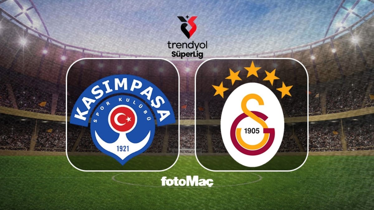 Kasımpaşa - Galatasaray maçı saat kaçta, hangi kanalda?