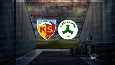 Kayserispor - Giresunspor maçı CANLI izle! Kayserispor - Giresunspor maçı canlı anlatım | Süper Lig maçı izle