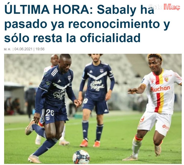 Son dakika transfer haberi: Galatasaray'a Youssouf Sabaly'den kötü haber! İşte oyuncunun yeni adresi