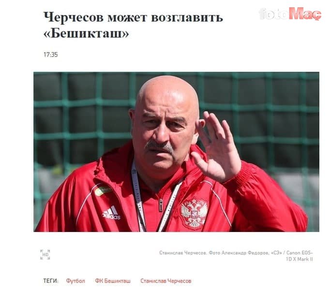 Beşiktaş için flaş iddia! "Stanislav Cherchesov Beşiktaş'ın başına geçebilir"