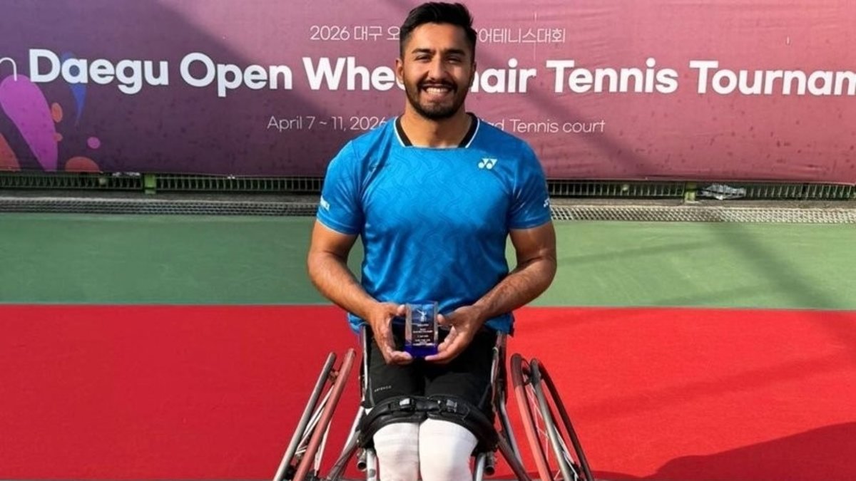 Milli para tenisçi Ahmet Kaplan Güney Kore’de şampiyon olduğunu ilan etti!