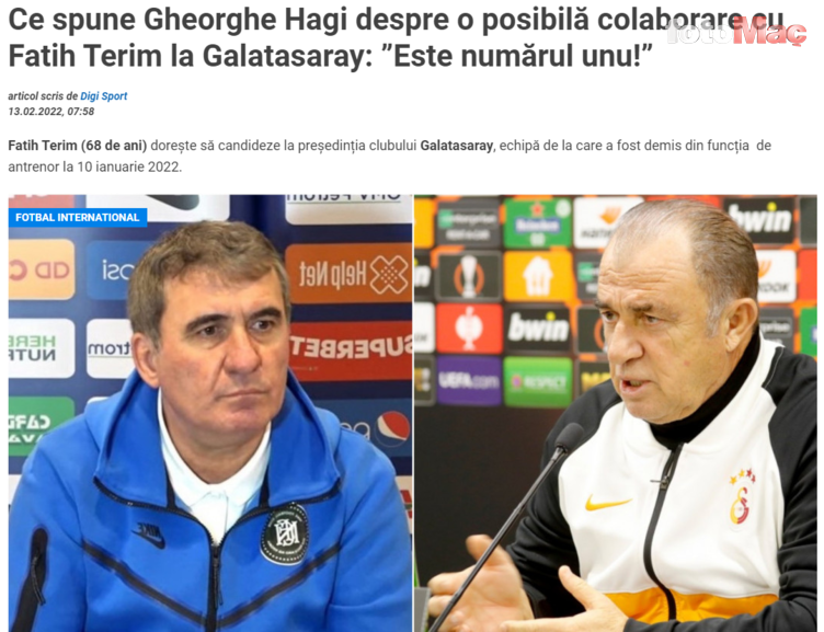 GALATASARAY HABERİ - Gheorge Hagi'den dönüş açıklaması! Fatih Terim'in ekibi ortaya çıktı