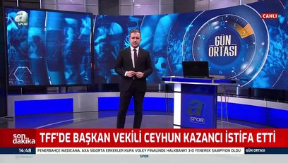 >TFF Başkanvekili Ceyhun Kazancı istifa etti!