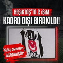 Beşiktaş'ta Mert Günok ve Necip Uysal kadro dışı bırakıldı!