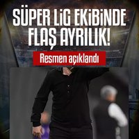Süper Lig ekibinde flaş ayrılık!
