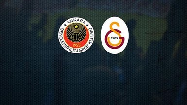 Gençlerbirliği - Galatasaray maçı CANLI