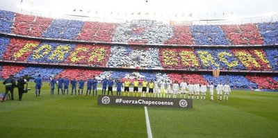 Barcelona siyah bantla çıkacak