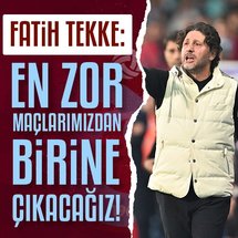 <!--StartFragment -->
<p>Trendyol Süper Lig'in 10. haftasında Trabzonspor sahasında İkas Eyüpspor ile karşı karşıya geliyor.</p>
<p>Bordo mavili ekibin teknik direktörü Fatih Tekke karşılaşma öncesinde konuştu.</p>
<p><strong>İŞTE TEKKE'NİN SÖZLERİ;</strong></p>
<p><strong>"ZOR BİR MAÇ"</strong></p>
<p>"Bana göre zor bir maç oynayacağız bugün. Şu ana kadar oynayacağımız en zor maçlardan bir tanesi olacak. İstek ve arzumuzun çok yüksek olması gerekiyor. Özelikle Türkiye'de oyun kurulumu ve hafızası olan bir ekip var. Yeni kalecileriyle beraber durumları çok iyi. Oynamaya çalışan bir takım. Yetenekli oyunculardan oluşuyor. Orhan hocaya da başarılar diliyorum. O da iyi hocalardan birisi. Her maç zor geçiyor. Bugün de ilk bölümleri atlatırsak bizim için iyi olur. Baskı hızımızın düştüğü anlarda sorun yaşayabiliriz."</p>
<p> </p>
<!--EndFragment -->