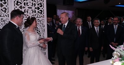 Dünyaevine giren Rıza Kayaalp'in şahidi Erdoğan oldu