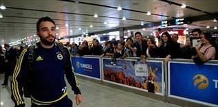 Portekiz dönüşü takıma karşılama