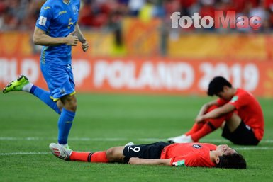 Ukrayna - Güney Kore maçından kareler...