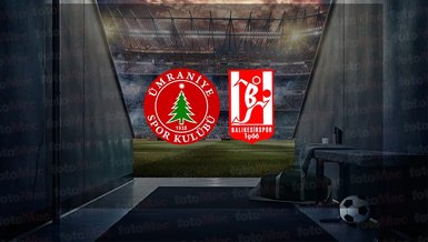 Ümraniyespor -Balıkesirspor maçı ne zaman, saat kaçta ve hangi kanalda canlı yayınlanacak? | TFF 1. Lig