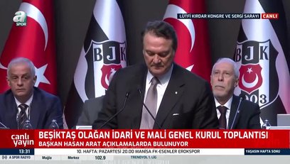 >Hasan Arat: Beşiktaş ağır taştır altında kalırsınız