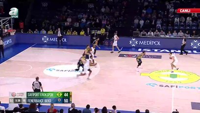 >Safiport Erokspor 55-63 Fenerbahçe Beko (3. Periyot Sonucu)
