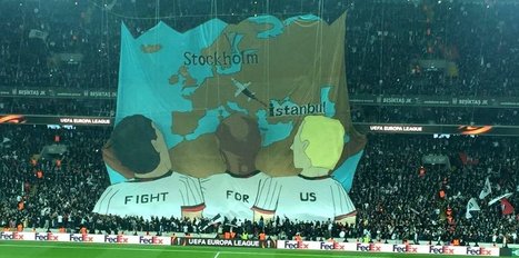 Beşiktaş taraftarından final mesajı