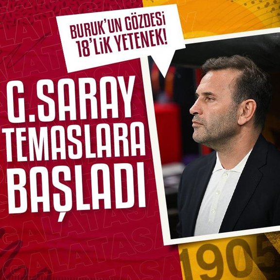 TRANSFER HABERİ - Galatasaray’a 18’lik yetenek! Okan Buruk’un yeni gözdesi...