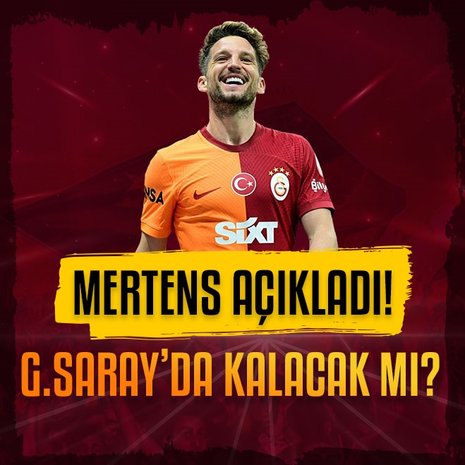 Dries Mertens maç sonu açıkladı! Galatasaray’da kalacak mı?