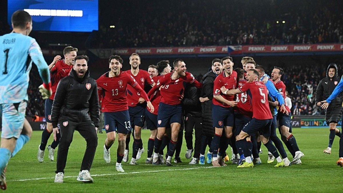 Çekya penaltılar sonucunda Danimarka'yı eleyerek Dünya Kupası biletini kaptı!