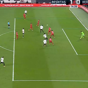 GOL | Beşiktaş 1-0 Ankara Keçiörengücü