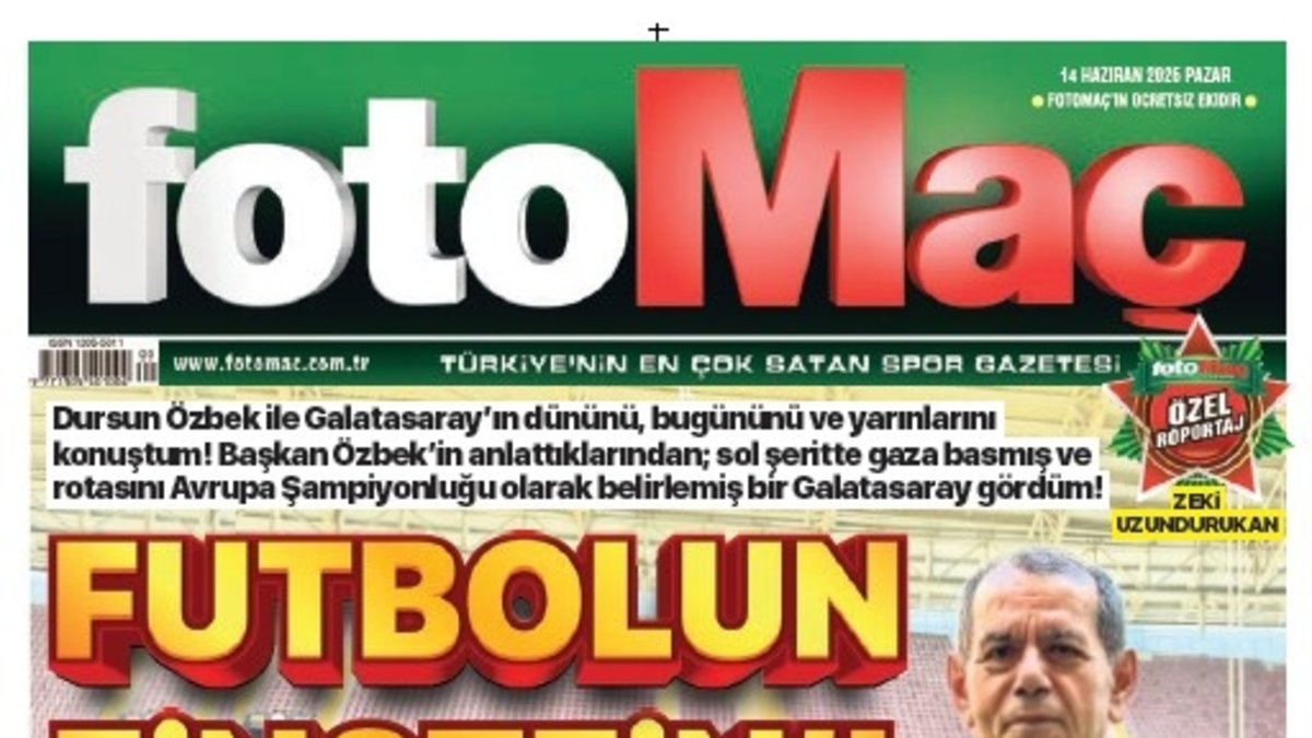 Fotomaç Galatasaray Şampiyonluk Gazetesi eki
