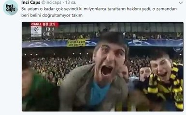 Göztepe - Fenerbahçe maçı capsleri