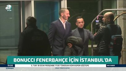 >İtalyan stoper Leonardo Bonucci Fenerbahçe için İstanbul'da!