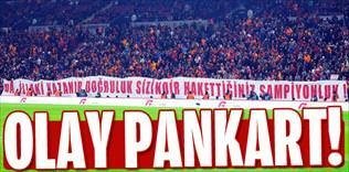 Trabzonspor'a pankartlarla jest