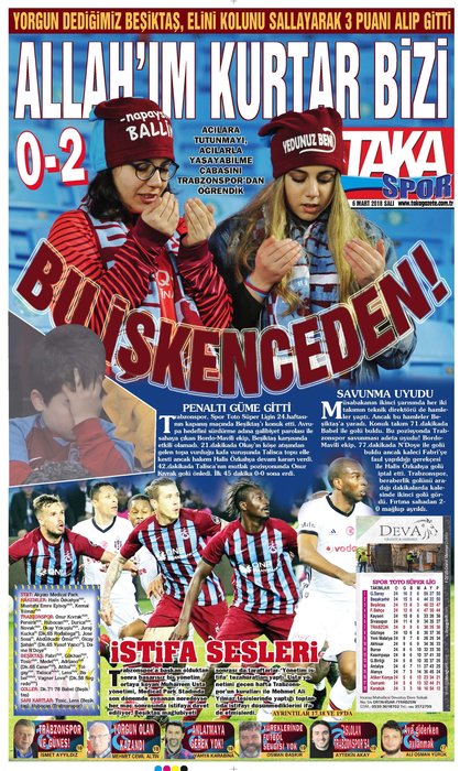 Yerel basın Trabzonspor'a öfke kustu!