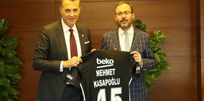Beşiktaş'tan Bakan Kasapoğlu'na ziyaret