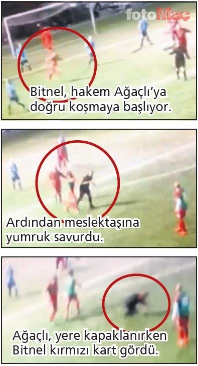 Skandal isim Deniz Ateş Bitnel hakem dövdü