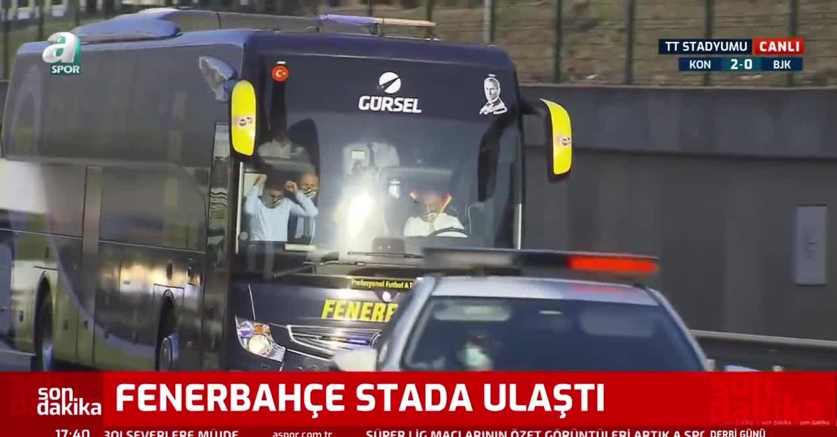 Fenerbahce Kafilesi Stada Ulasti Iste O Goruntuler Videosunu Izle Fotomac Tv