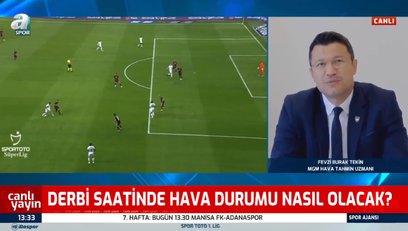 >Derbide yağış bekleniyor mu? İşte yanıtı