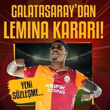 Galatasaray'dan Lemina kararı! Yeni sözleşme...