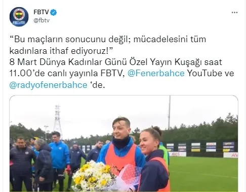 Süper Lig devleri Beşiktaş, Fenerbahçe, Galatasaray ve Trabzonspor'dan 8 Mart Dünya Kadınlar Günü paylaşımları! - 2