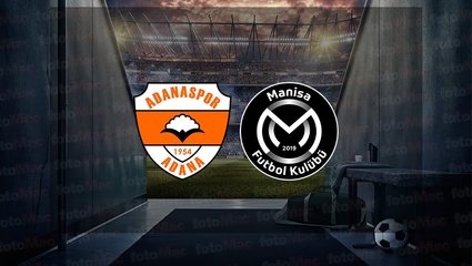 Adanaspor - Manisa FK maçı ne zaman, saat kaçta ve hangi kanalda canlı yayınlanacak? | Trendyol 1. Lig