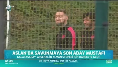 >Aslan'da savunmaya son aday Mustafi