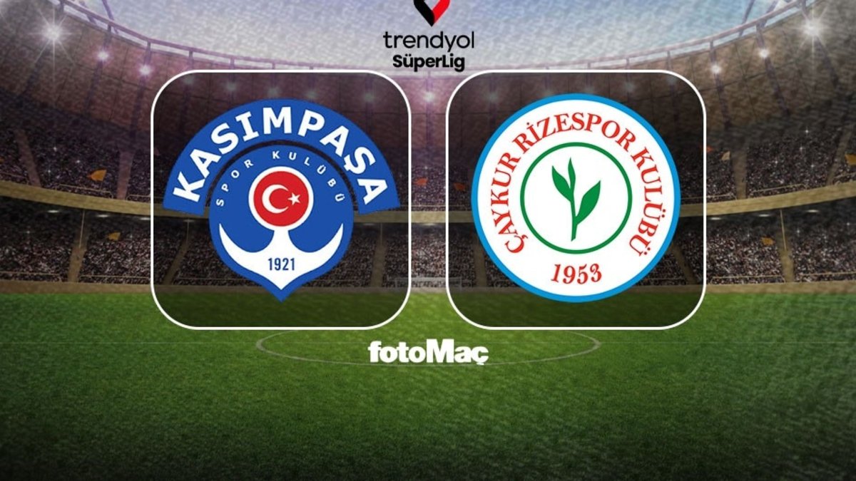 Kasımpaşa-Çaykur Rizespor CANLI (Kasımpaşa-Çaykur Rizespor maçı yaşıyor anlatım)