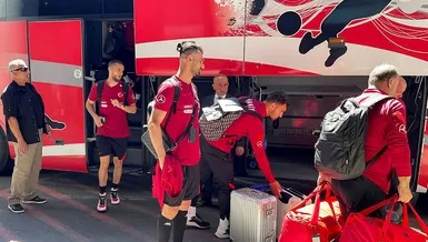 A Milli Futbol Takımı Litvanya'ya gitti